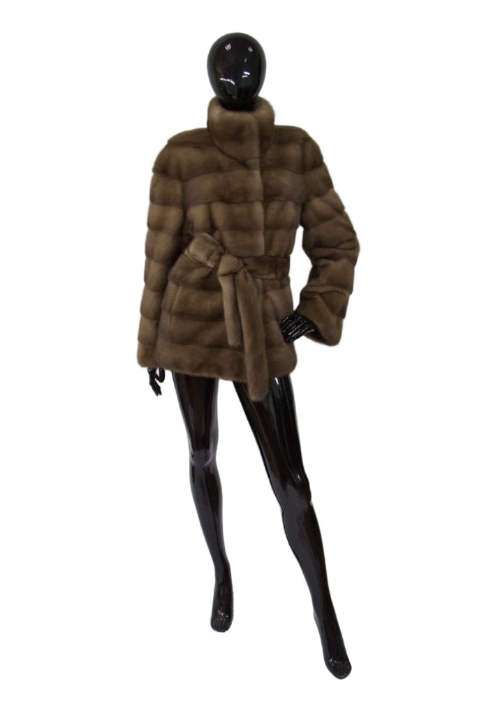 Куртка из меха норки цвет Пастель КТ 3 - 002