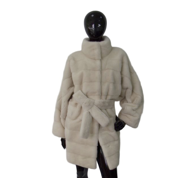 Удлиненная куртка из меха норки КТ3 - 089