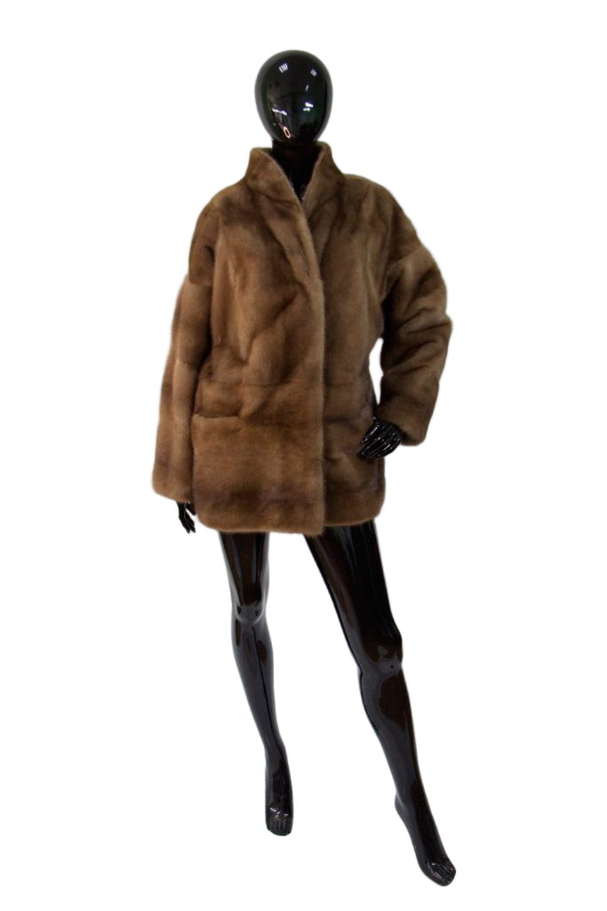 Жакет из норки цвет "Пастель" ЖК 2-120