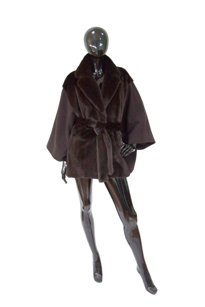 Комбинированная куртка из меха норки Блек КТ3 - 101