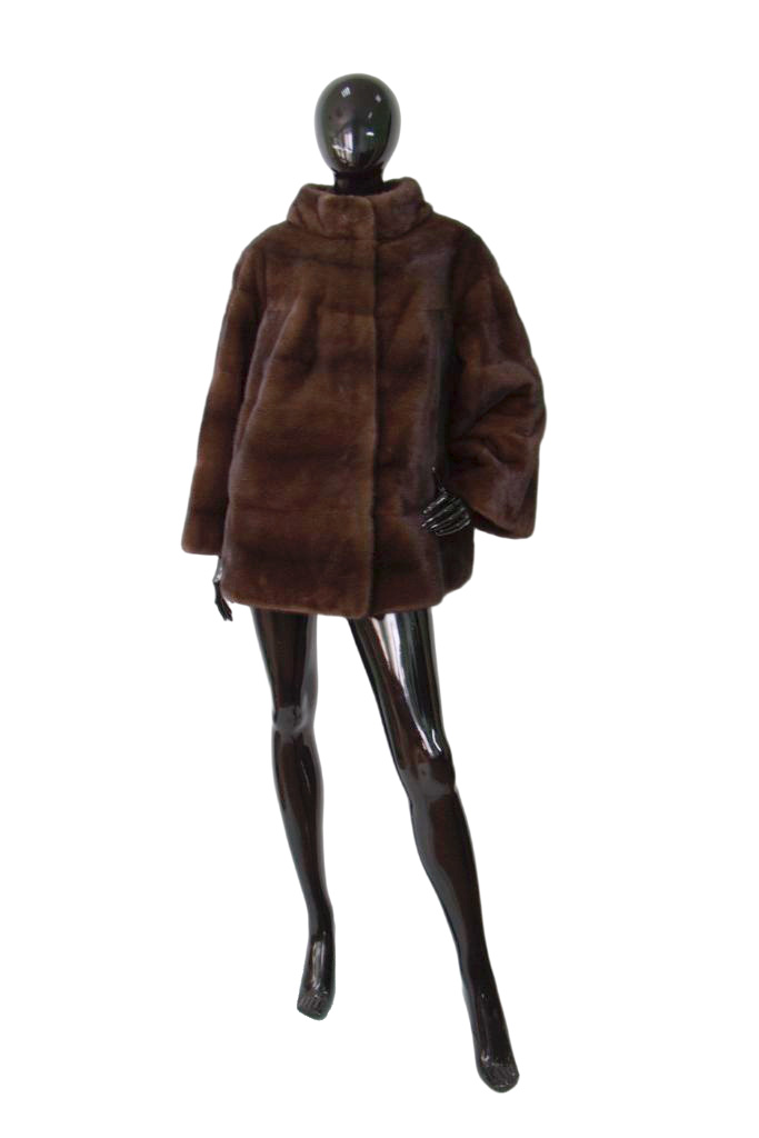 Жакет из норки цвет "Браун" ЖК 2-130
