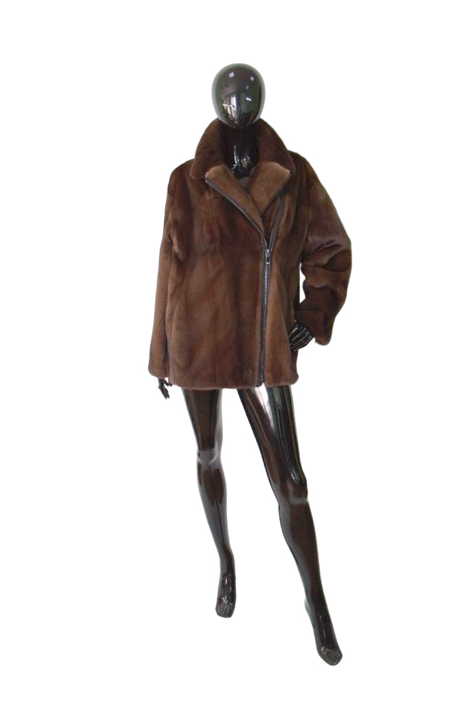 Куртка-косуха из норки Браун КТ 3 - 093