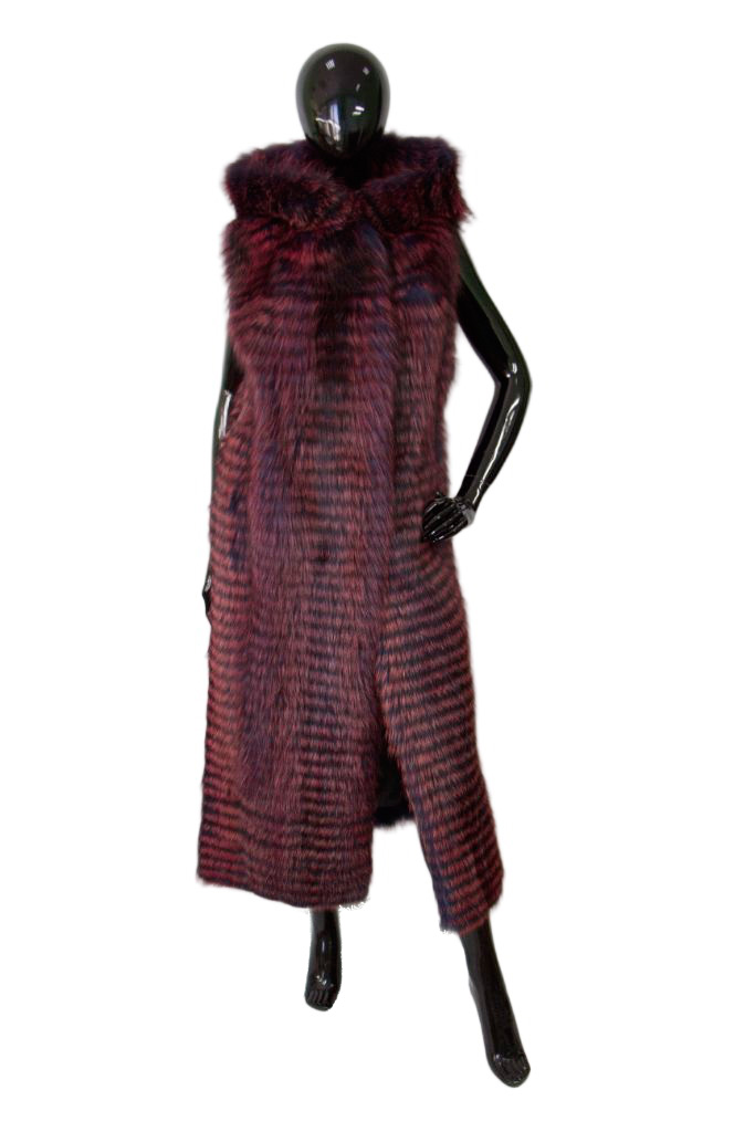 Жилет из натурального меха лисицы ЖЛ 1 - 069