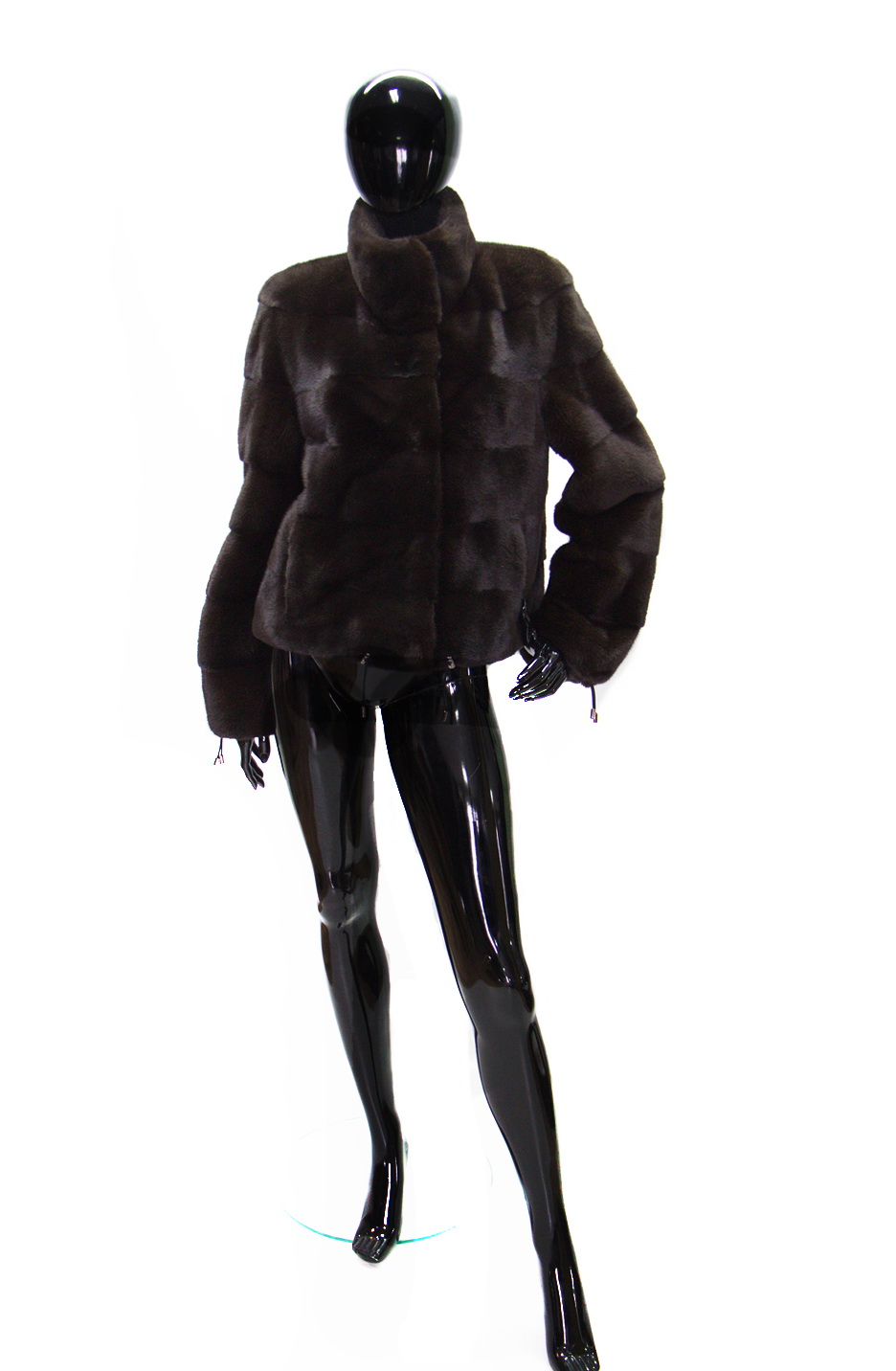 Укороченная куртка из норки Блэк КТ3-001/003