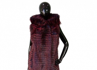 Жилет из натурального меха лисицы ЖЛ 1 - 069