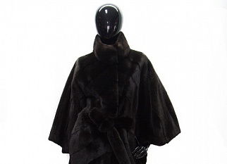 Куртка из темно-коричневой норки Блэк КТ3-066/008