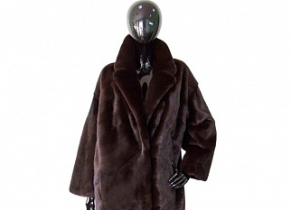 Пальто из меха норки Блек ПТ5 - 067