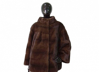 Жакет из норки цвет "Браун" ЖК 2-130
